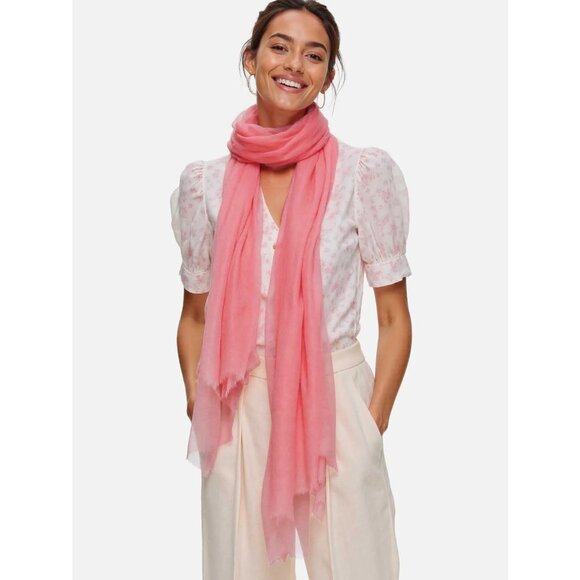 Ovcio Accessories - Ovcio Featherlight Cashmere Scarf in Azalea Pink